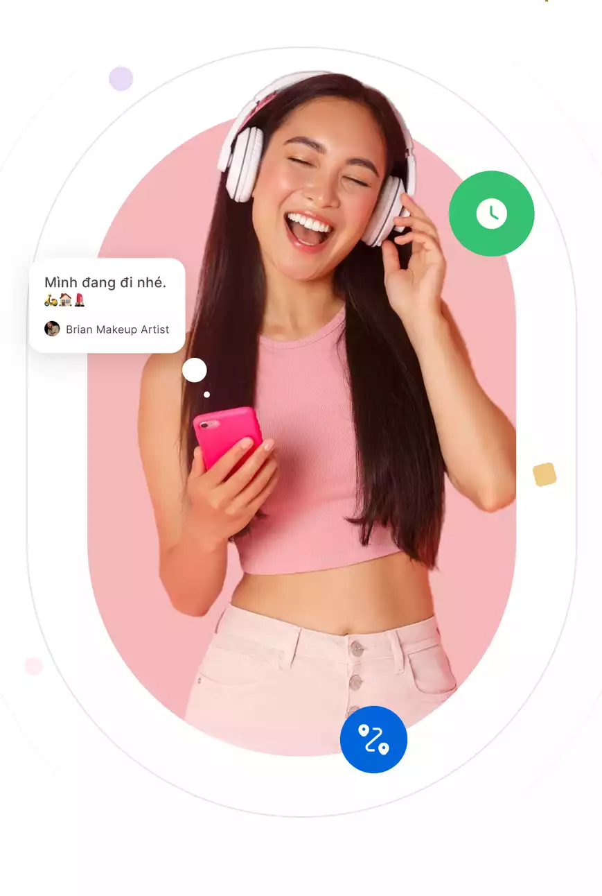 Màn hình đặt lịch và quản lý lịch hẹn